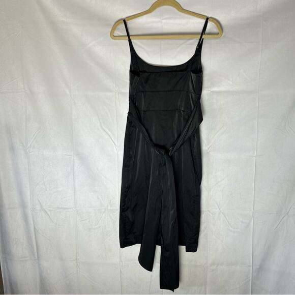 Susana Monaco Black Sleeveless Belted Mini Dress Size 2 - Picture 2 of 6